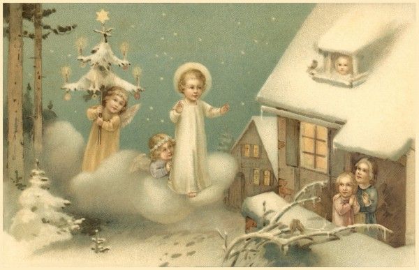 image ancienne de noel