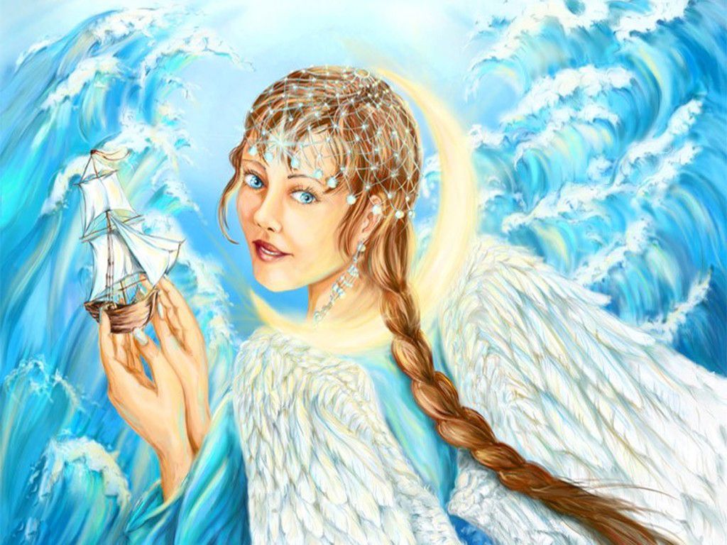 anges, elfes, fées et enfants